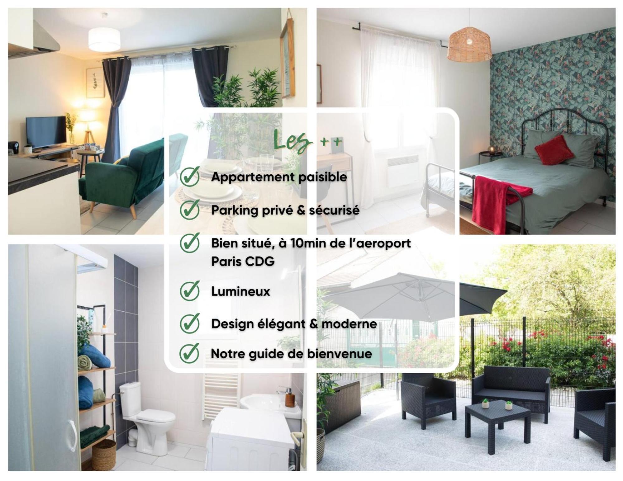 Djial - Proche De Cdg Et Du Parc Asterix Apartamento Dammartin-en-Goele Exterior foto